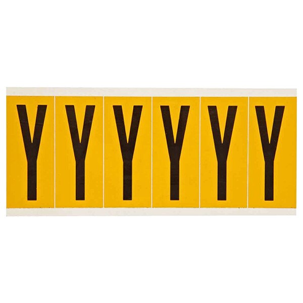 Letter Label, Y, 1-1/2 in. W x 3-1/2 in. H