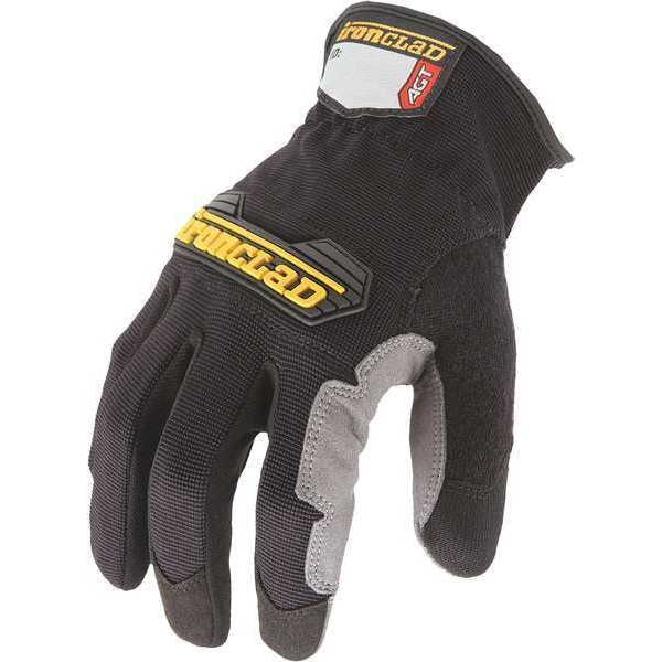 Mechanics Gloves, S, Black, Single Layer and Seamless, Ribbed Stretch Nylon