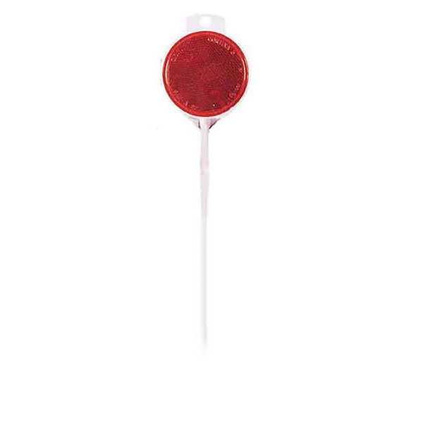 48IN DRIVEWAY MARKER, PLASTIC ROD RED