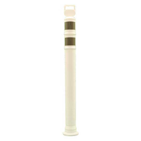 White EASY GRAB DELINEATOR POST FLARED 45IN ; ft. Polyethylene