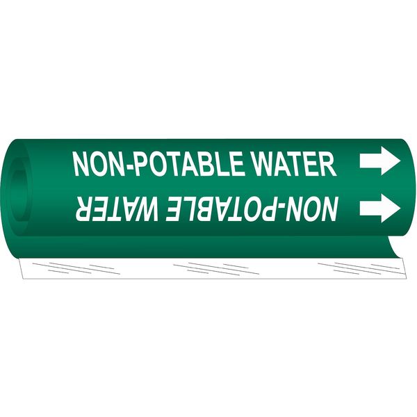 Pipe Marker, Non-Potable Water, 5843-I