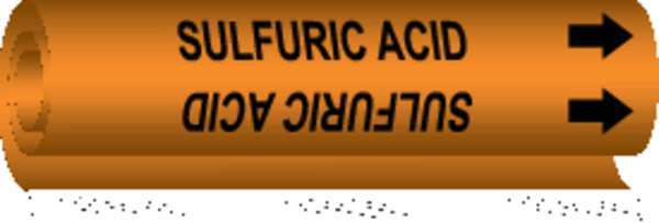 Pipe Marker, Sulfuric Acid, 5853-O