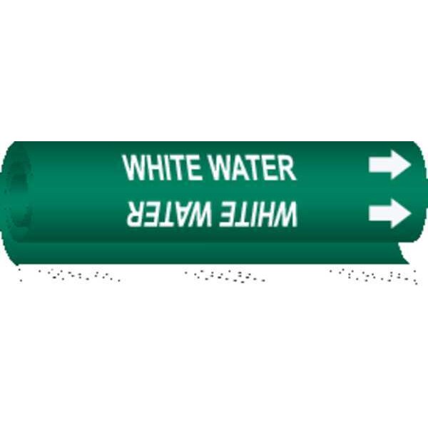 Pipe Marker, White Water, 5793-O