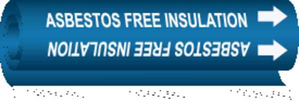 Pipe Marker, Asbestos Free Insulation, 5632-I