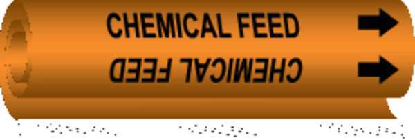 Pipe Marker, Chemical Feed, 5808-I