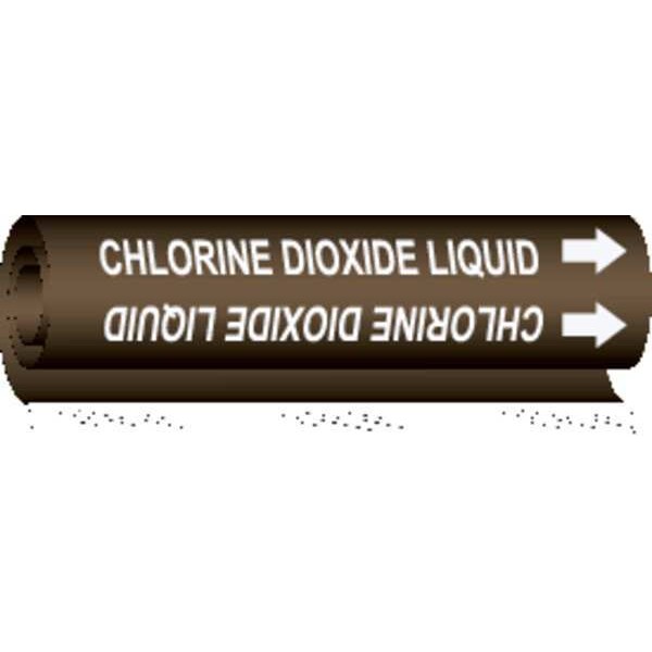 Pipe Marker, Chlorine Dioxide Liquid, 5812-I