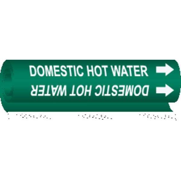 Pipe Marker, Domestic Hot Water, 5815-I