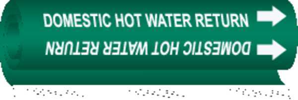 Pipe Marker, Domestic Hot Water Return, 5816-I