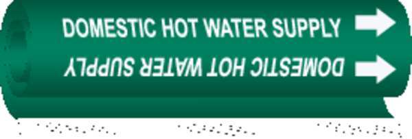 Pipe Marker, Domestic Hot Water Supply, 5817-I