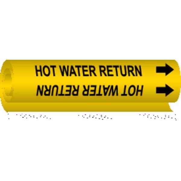 Pipe Marker, Hot Water Return, 5708-I