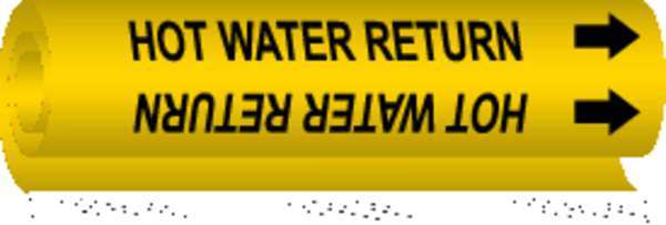 Pipe Marker, Hot Water Return, 5708-II