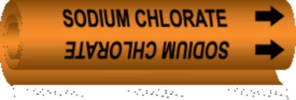 Pipe Marker, Sodium Hypochlorite, 5848-I