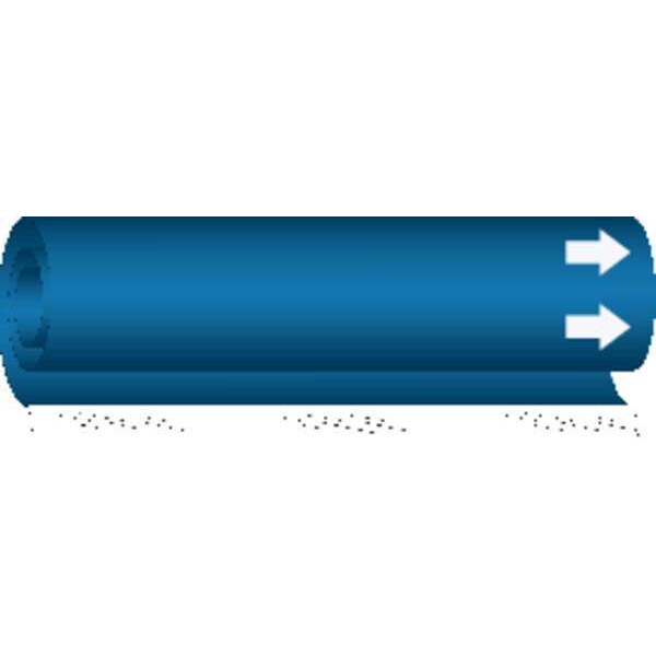 Pipe Marker, (Blank), Blue, 1/2 to 1-3/8 In