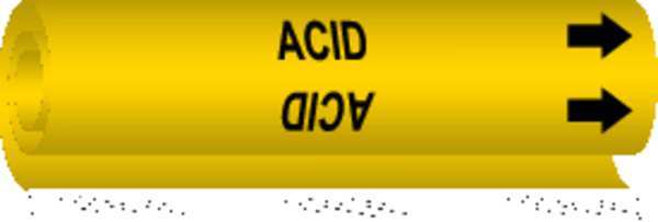 Pipe Marker, Acid, 5624-II