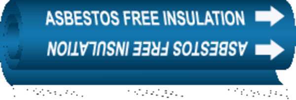 Pipe Marker, Asbestos Free Insulation, 5632-II