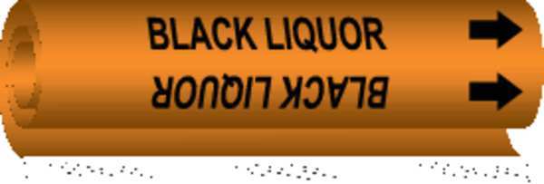 Pipe Marker, Black Liquor, 5798-O