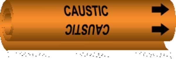 Pipe Marker, Caustic, 5806-O