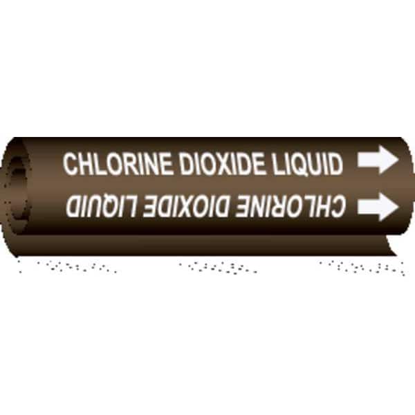 Pipe Marker, Chlorine Dioxide Liquid, 5812-II