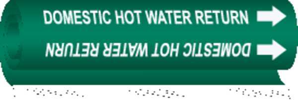 Pipe Marker, Domestic Hot Water Return, 5816-II