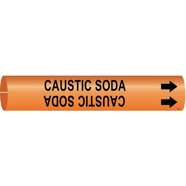 Pipe Marker, Caustic Soda, 4308-A