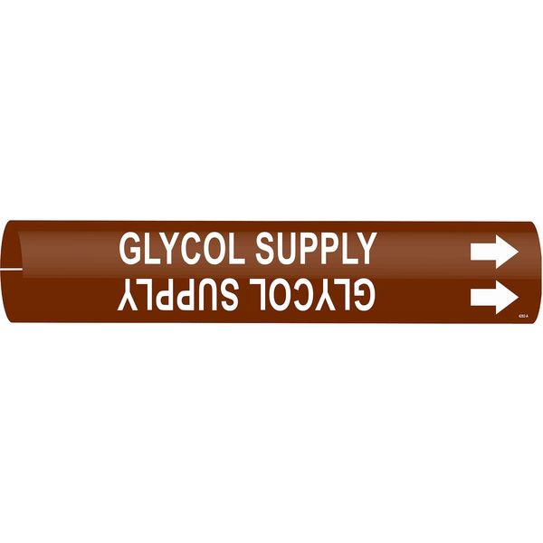Pipe Marker, Glycol Supply, 4202-C