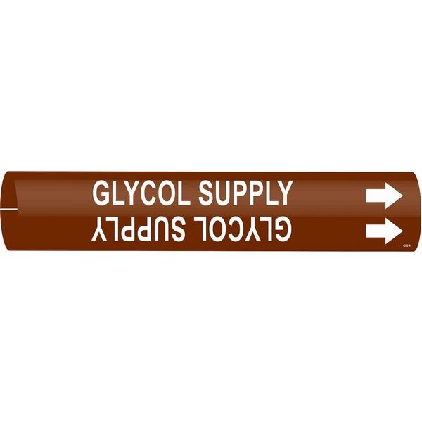 Pipe Marker, Glycol Supply, 4202-D