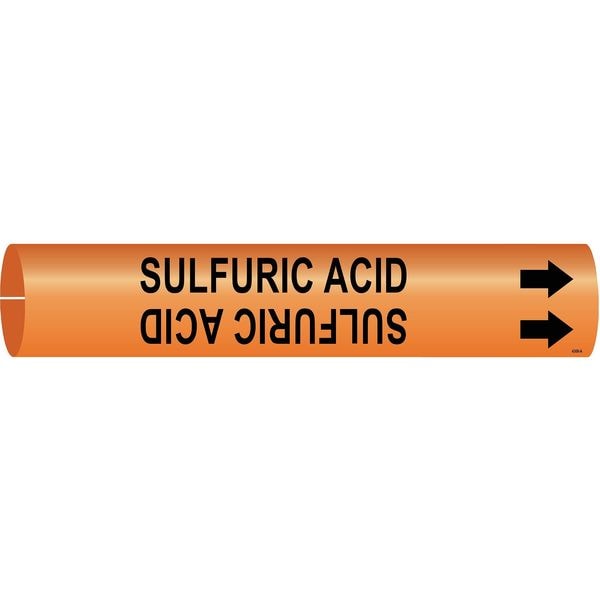 Pipe Marker, Sulfuric Acid, 4368-A