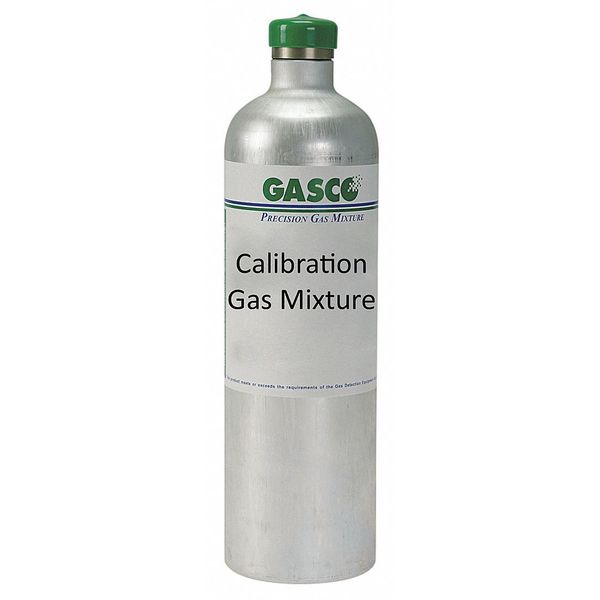 Calibration gas, Carbonyl Sulfide, Nitrogen, 34 L, C-10 Connection, +/-5% Accuracy