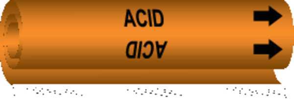 Pipe Marker, Acid, 5796-O