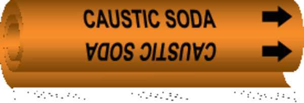 Pipe Marker, Caustic Soda, 5807-O