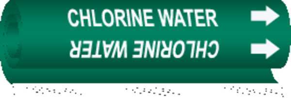 Pipe Marker, Chlorine Water, 5813-O