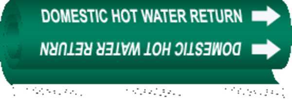 Pipe Marker, Domestic Hot Water Return, 5816-O