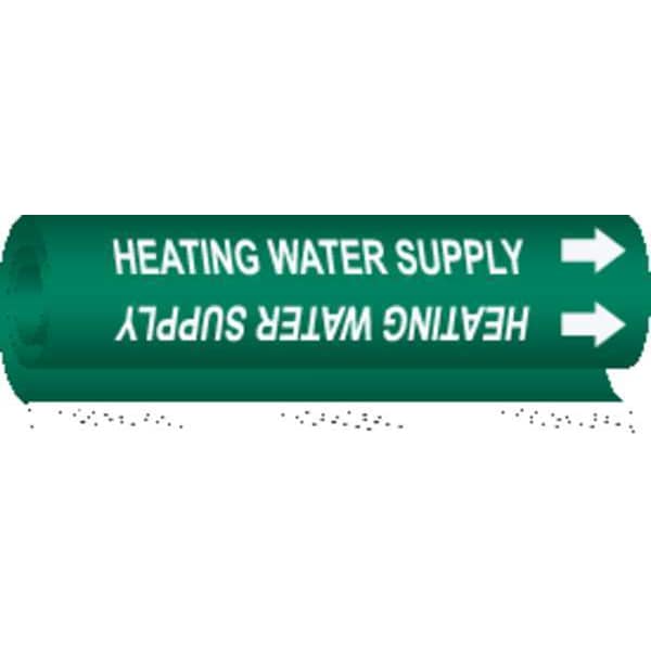 Pipe Marker, Heating Water Supply, 5826-O