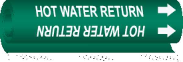 Pipe Marker, Hot Water Return, 5831-I