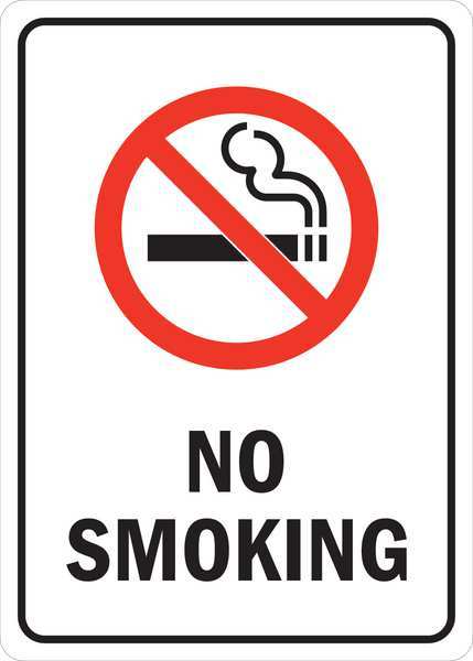 No Smoking Sign, 14 in H, 10