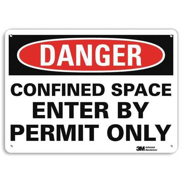 Danger Sign, 10x7 In., English, U1-1004-RA_10X7