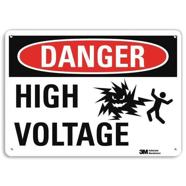 Danger Sign, 10x7 In., English, U1-1036-RA_10X7