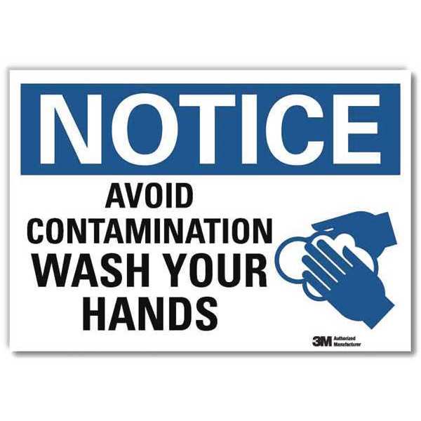 Notice Sign, 14x10 In., English, U1-1069-RD_14X10