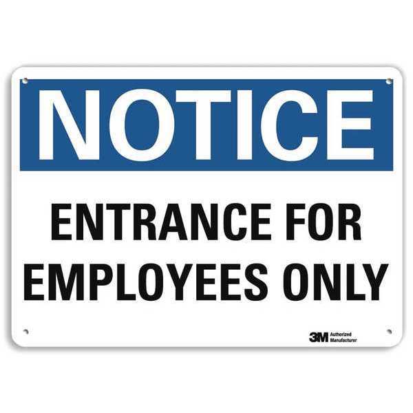 Notice Sign, 10x7 In., English, U1-1057-RA_10X7