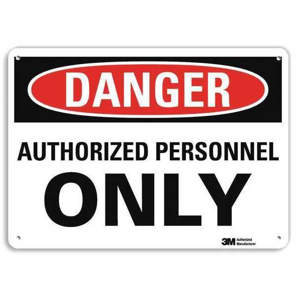 Danger Sign, 7in H x 10in W, English