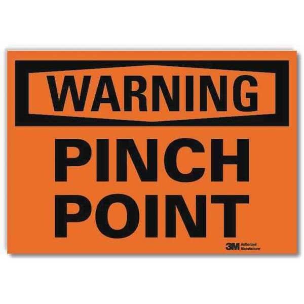 Warning Sign, 7 in Height, 10 in Width, Reflective Sheeting, Vertical Rectangle, English