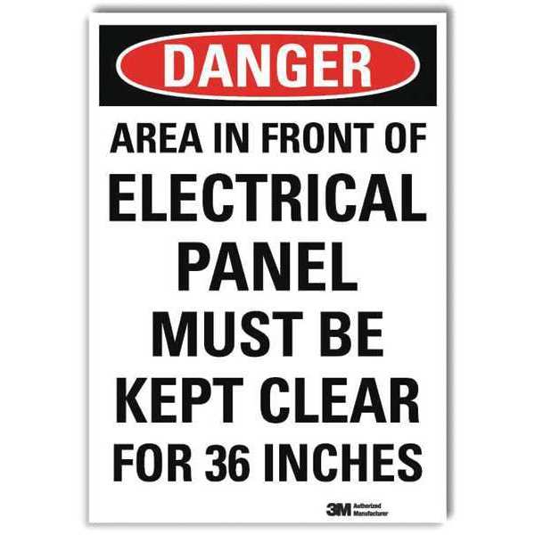Danger Sign, 14x10 In., English, U1-1083-RD_10X14