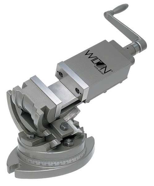 Tilt Machine Vise, 1 Deep, 2 in Open
