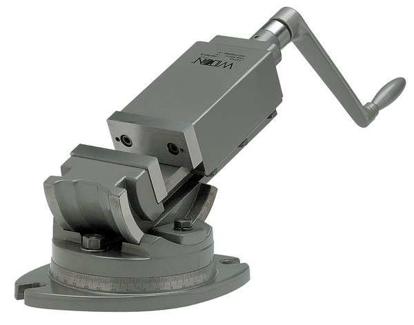 Angle Machine Vise, 1-5/16 Deep, 2 in Open