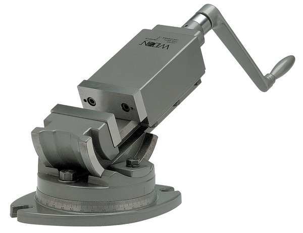 Angle Machine Vise, 2 Deep, 5 in Open