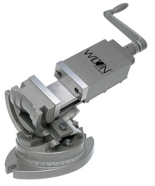 Tilt Machine Vise, 1-3/4 Deep, 6 in Open