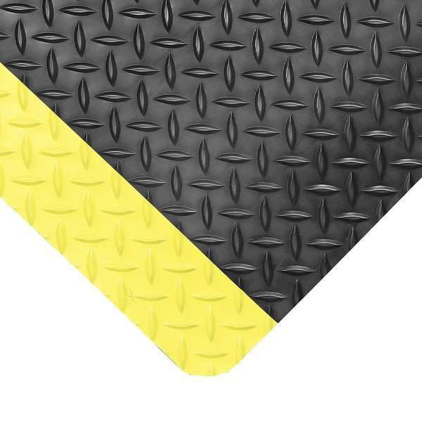 Floor Runner, Black/Yellow, 3 ft. W x