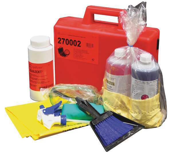 Compact Acid/Base Combo Spill Kit, Case