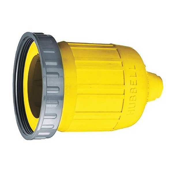 Yellow Weatherproof Boot W/Locking Ring