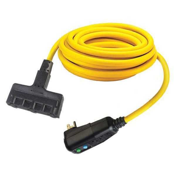 GFCI Line Cord, 15A, Triple Tap